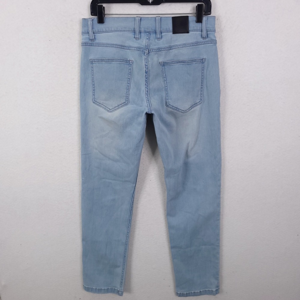 Mugsy Jeans Slim Fit Men 32 Fits 30x29 Blue Stretch Denim Casual Everyday Pants